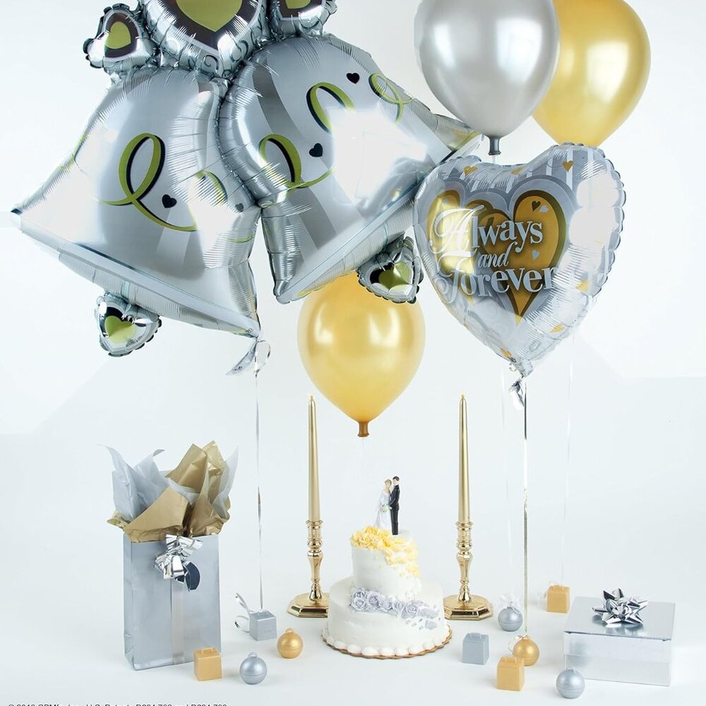 10 PCS 35g Silver Balloon Weights, Round Balloon Weights- Balloon Holder